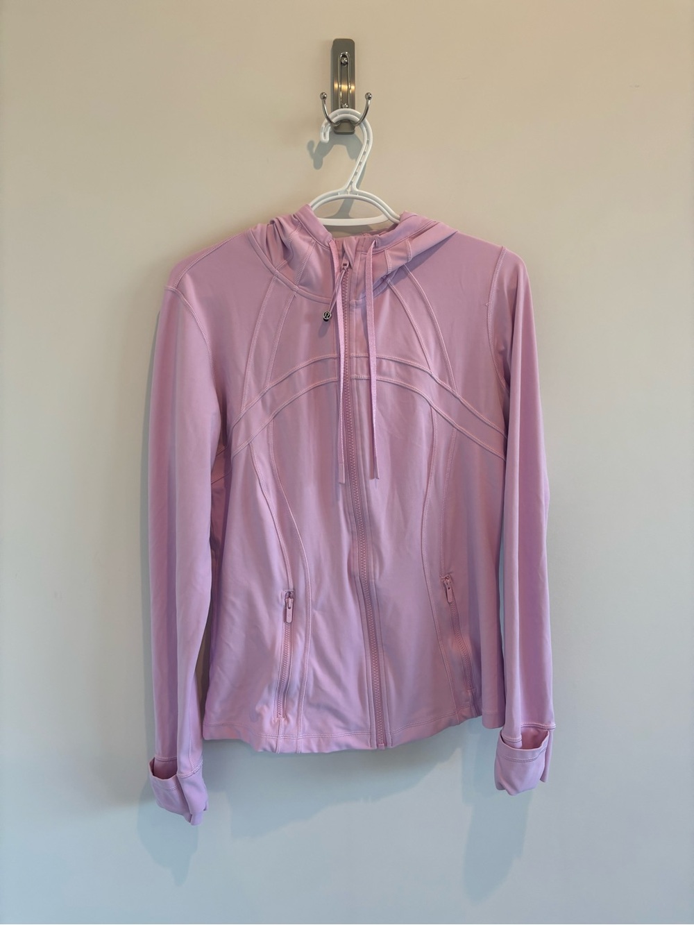 lululemon athletica Light Pink Hooded Define Jacket